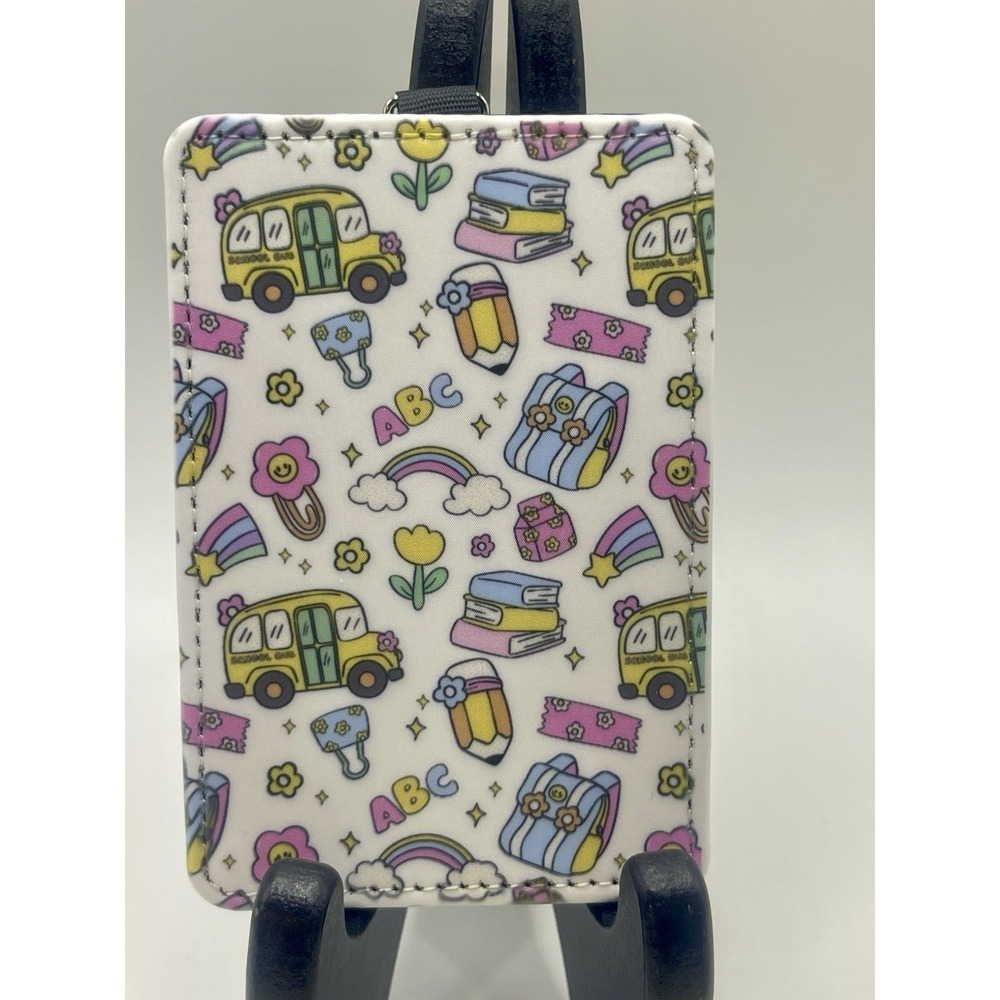 Teacher ID Card Holder with Lanyard Hook